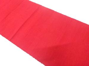 手織り紬 無地 名古屋帯